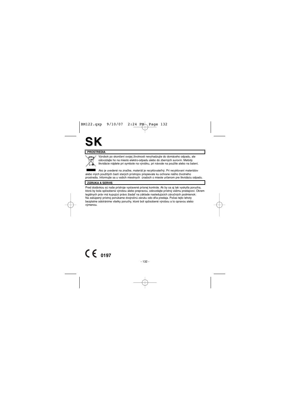 Elta BM122 User Manual | Page 132 / 181
