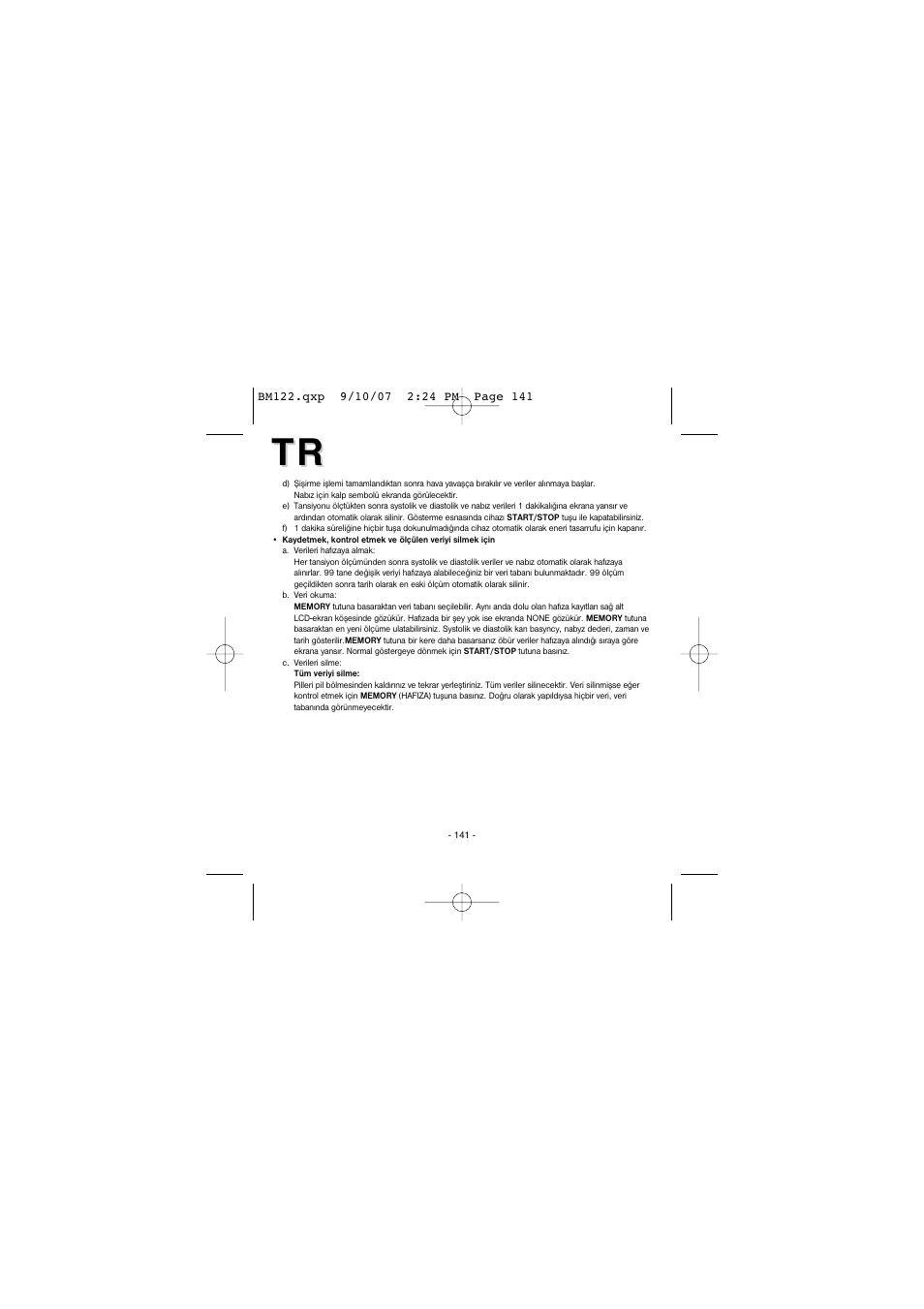 Elta BM122 User Manual | Page 141 / 181