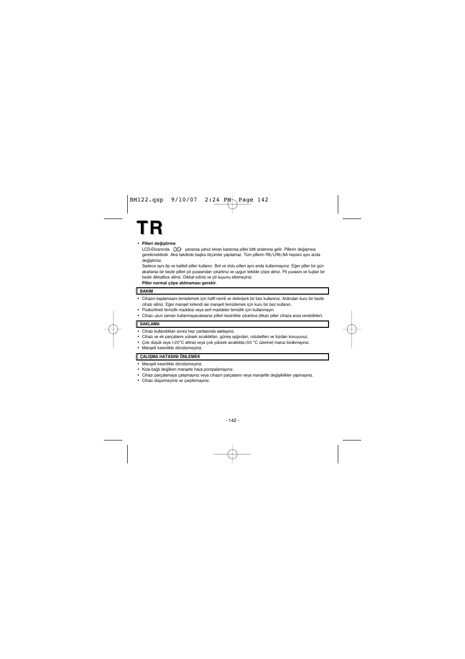 Elta BM122 User Manual | Page 142 / 181