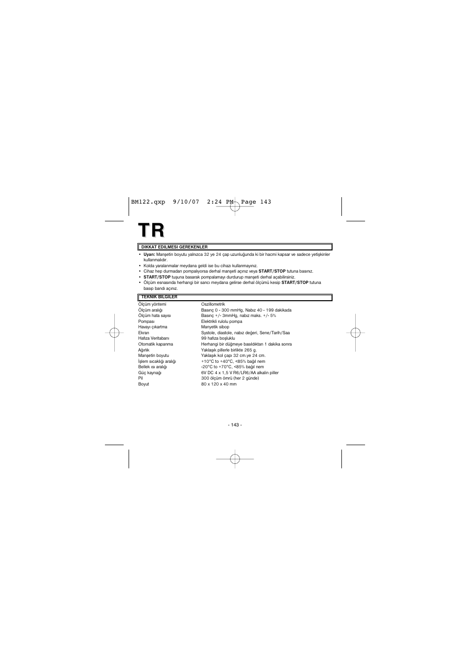 Elta BM122 User Manual | Page 143 / 181