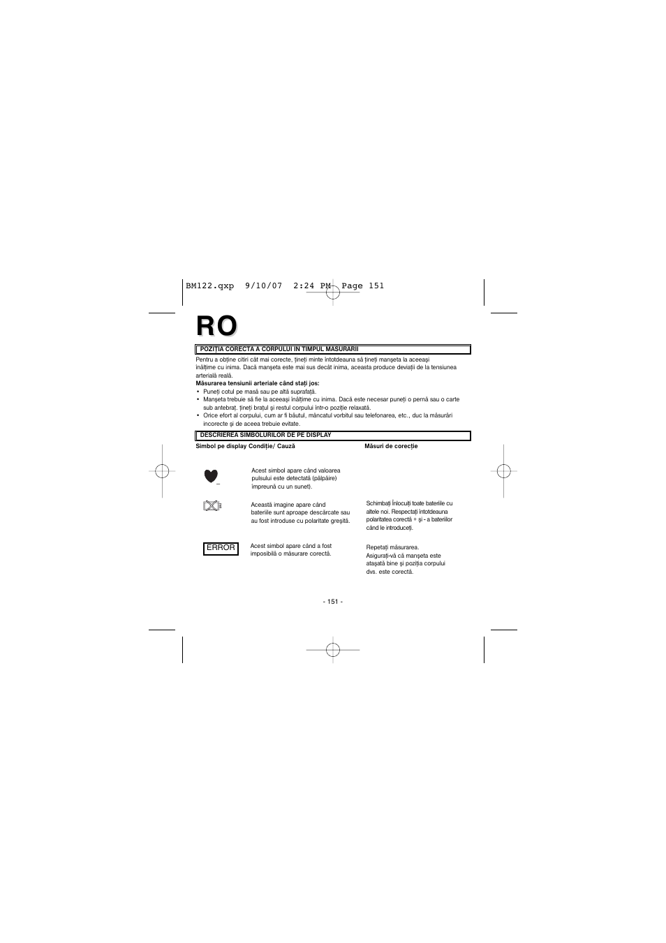 Elta BM122 User Manual | Page 151 / 181