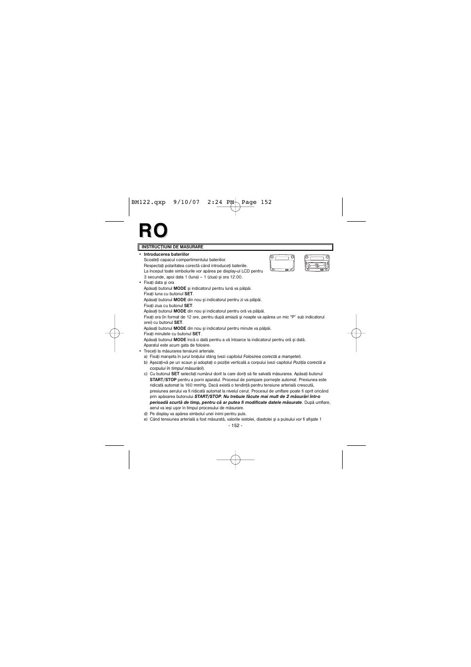 Elta BM122 User Manual | Page 152 / 181