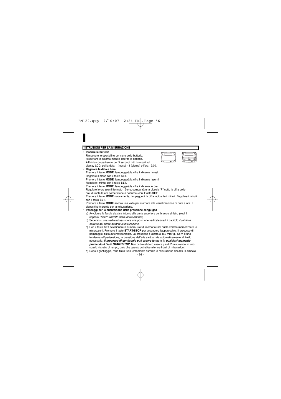 Elta BM122 User Manual | Page 56 / 181