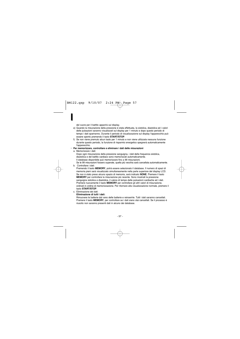 Elta BM122 User Manual | Page 57 / 181