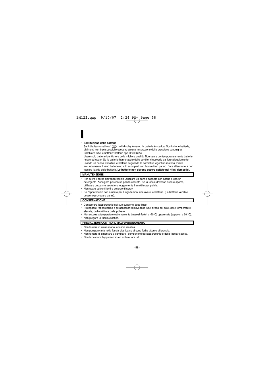 Elta BM122 User Manual | Page 58 / 181