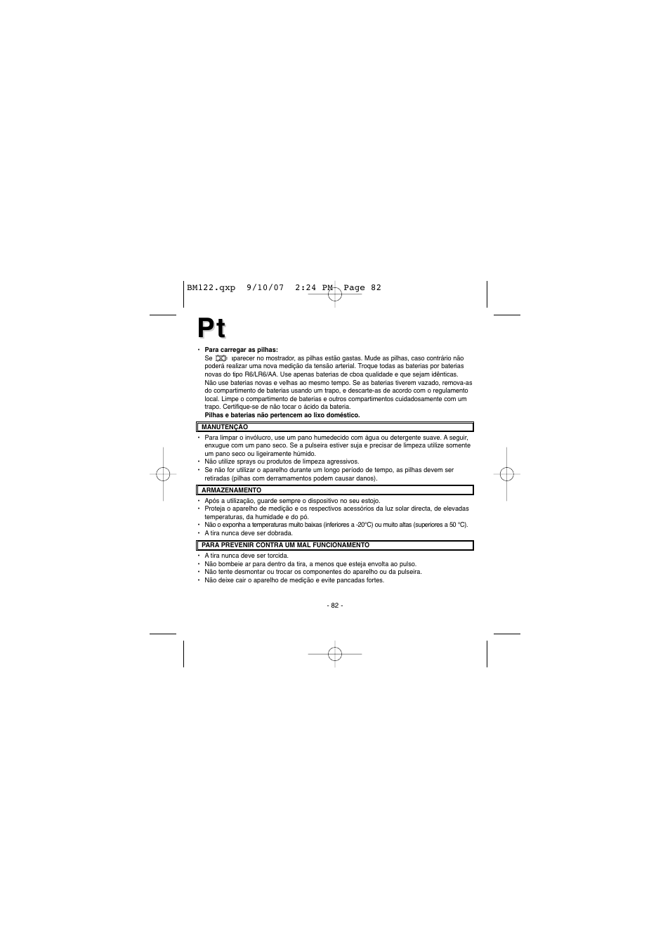 Elta BM122 User Manual | Page 82 / 181