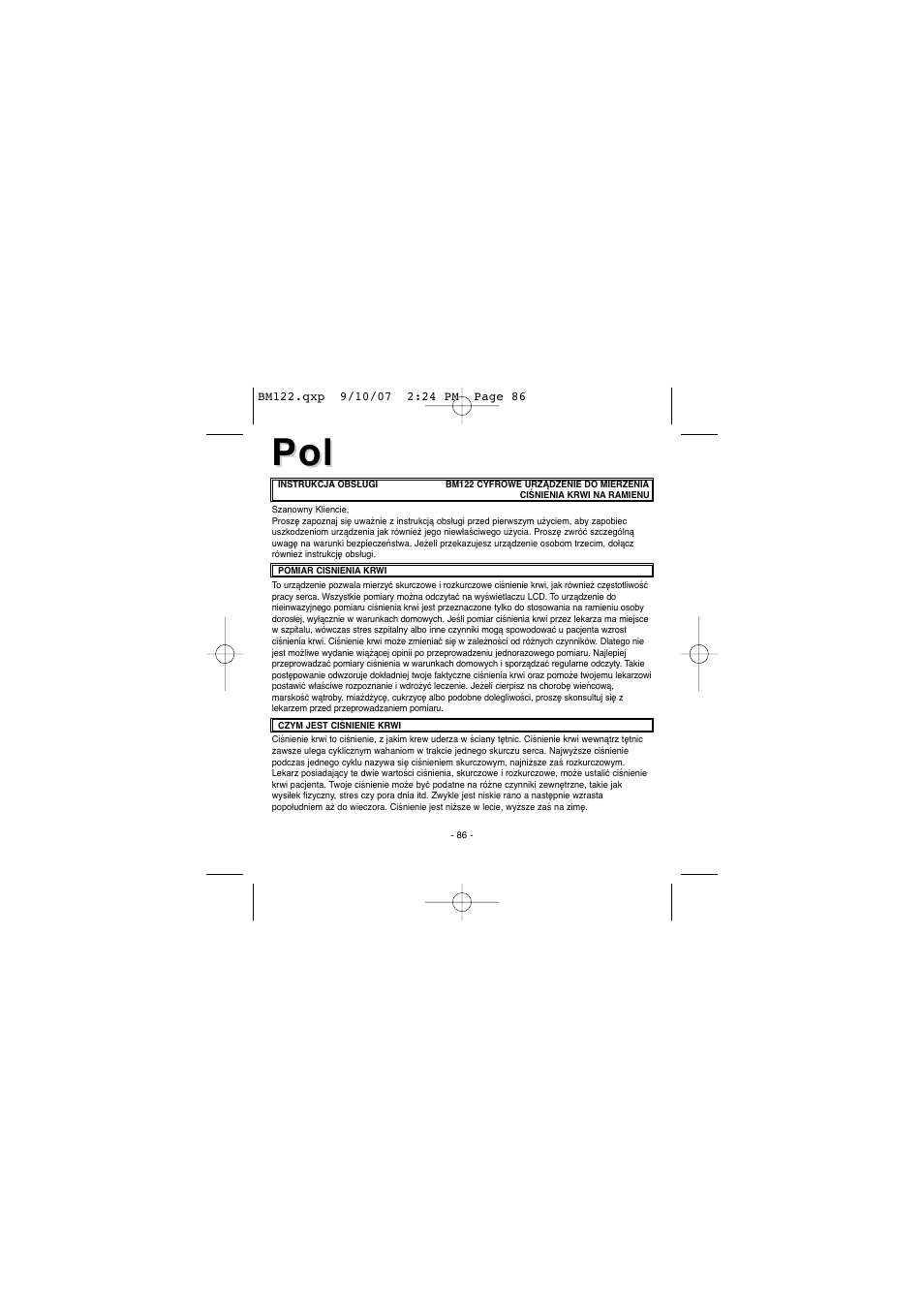 Elta BM122 User Manual | Page 86 / 181