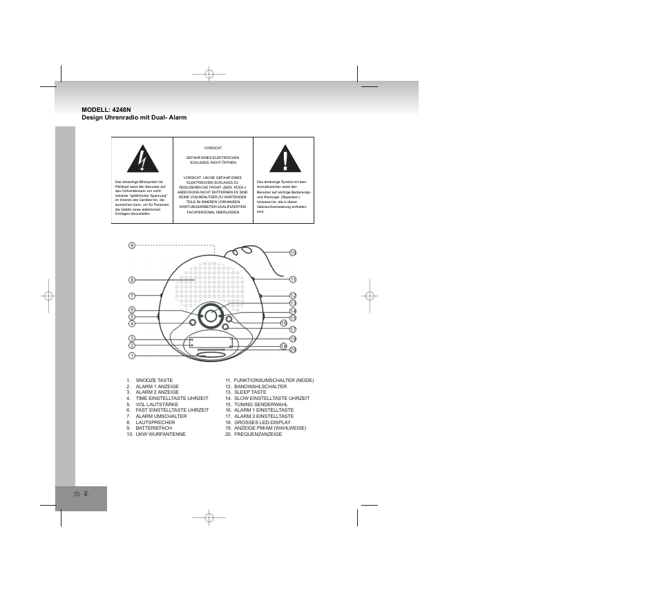 Elta 4248N User Manual | Page 2 / 42