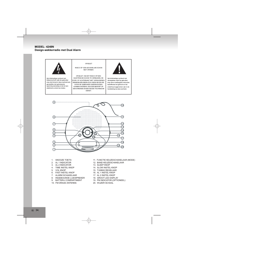 Elta 4248N User Manual | Page 34 / 42