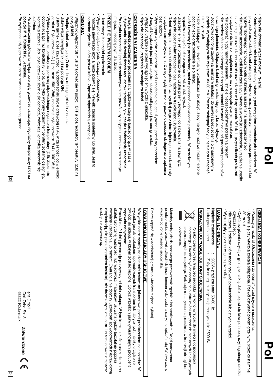 Elta 0608 User Manual | Page 13 / 16