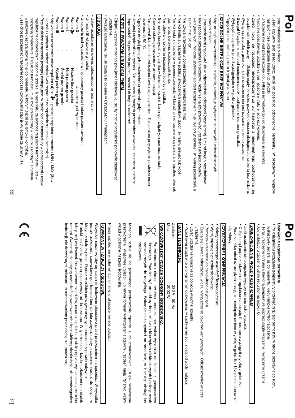 Pol ol p p ol ol | Elta Electrical Fan Heater User Manual | Page 13 / 22