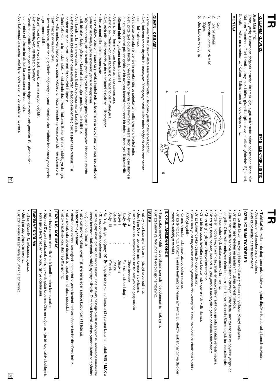 Elta Electrical Fan Heater User Manual | Page 17 / 22