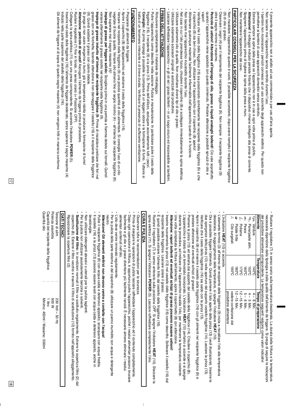 Elta Mini Deep Fryer User Manual | Page 10 / 29