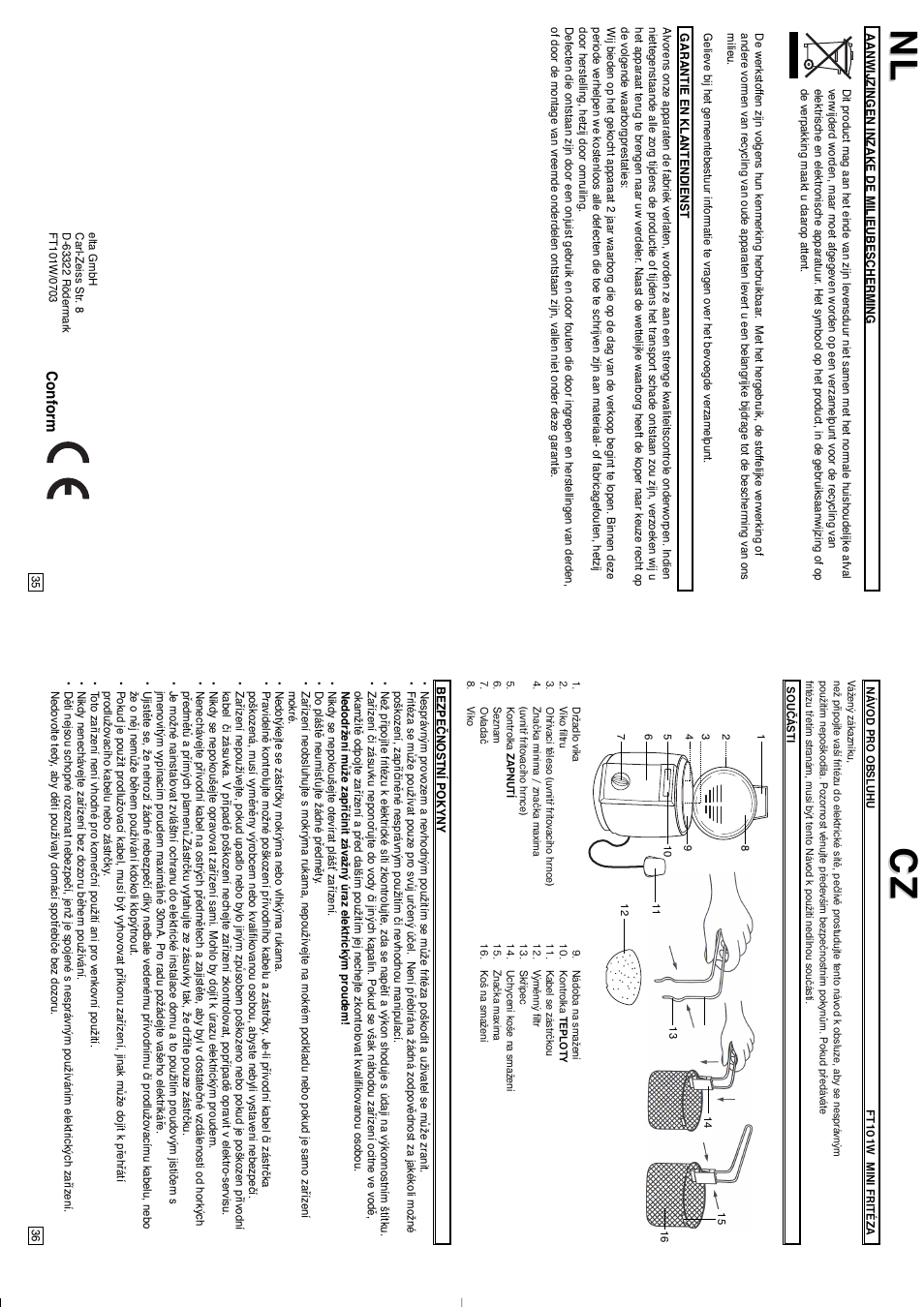 Elta Mini Deep Fryer User Manual | Page 19 / 29