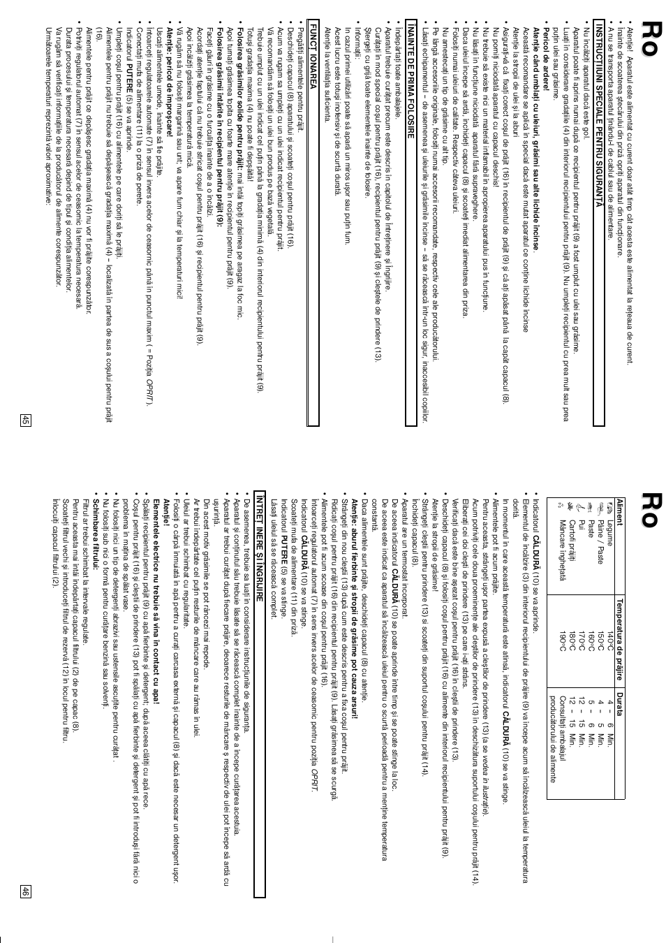 Elta Mini Deep Fryer User Manual | Page 24 / 29