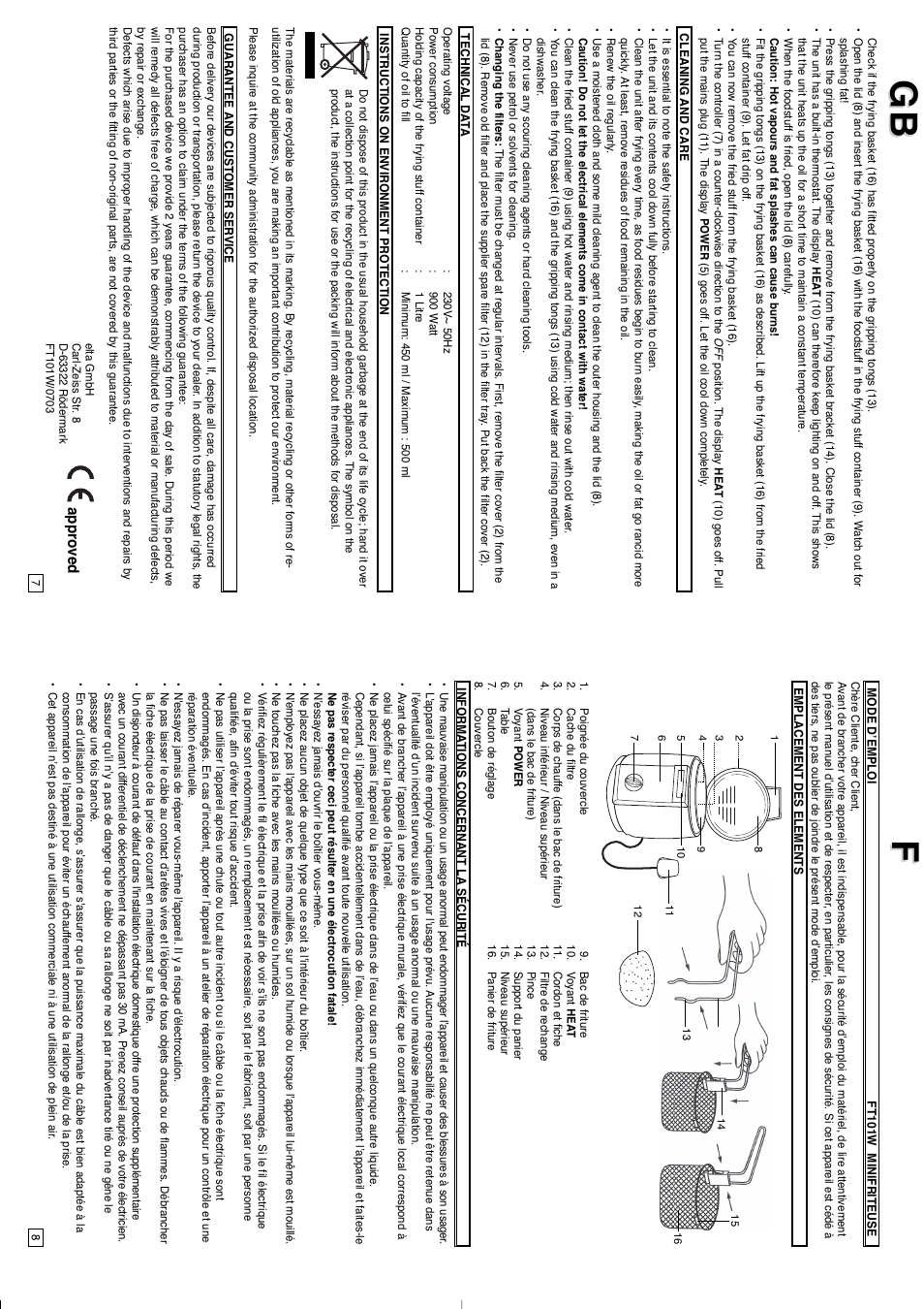 Approved | Elta Mini Deep Fryer User Manual | Page 5 / 29