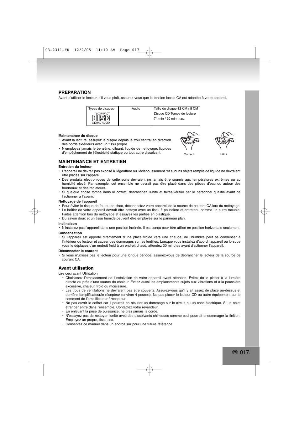 2311-fr.pdf | Elta 2311 User Manual | Page 17 / 79