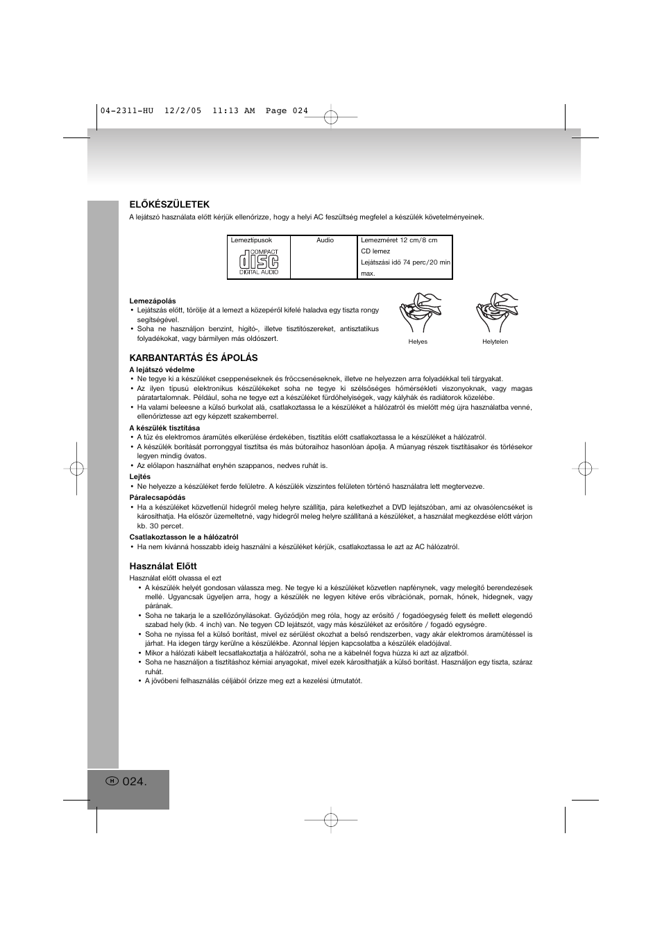 Elta 2311 User Manual | Page 24 / 79