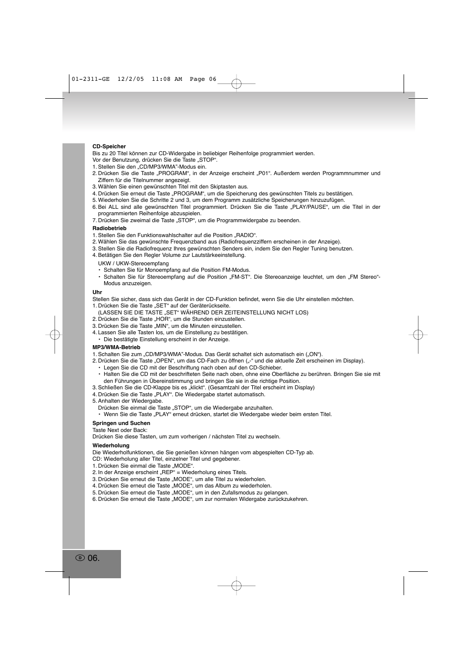 Elta 2311 User Manual | Page 6 / 79