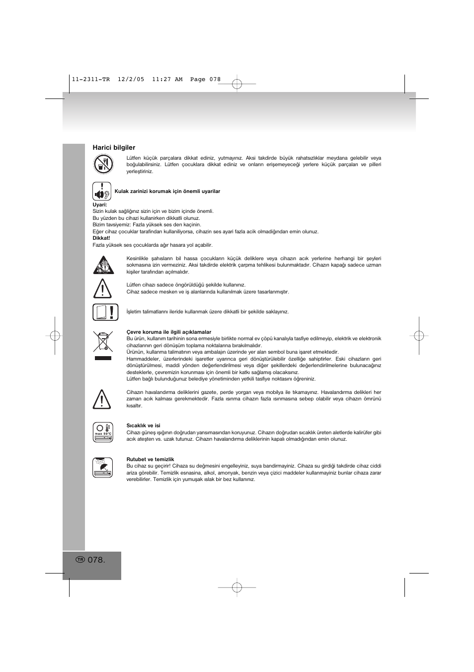 Elta 2311 User Manual | Page 78 / 79