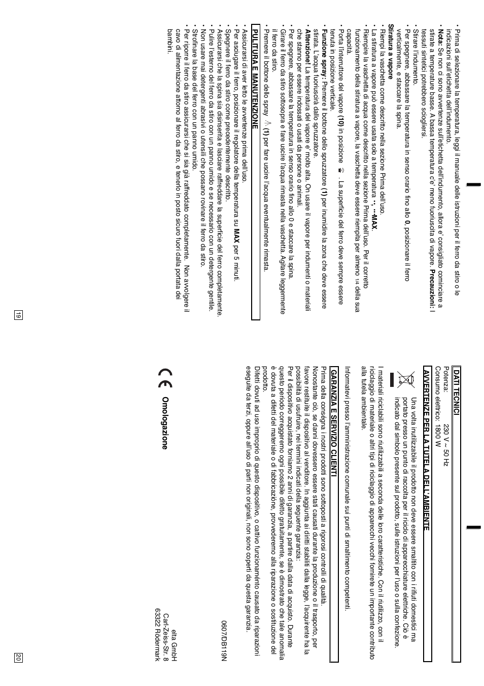 Elta DB119N User Manual | Page 11 / 21