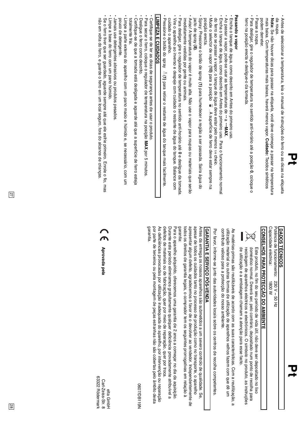 Elta DB119N User Manual | Page 15 / 21
