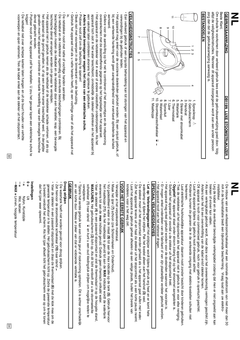 Elta DB119N User Manual | Page 18 / 21