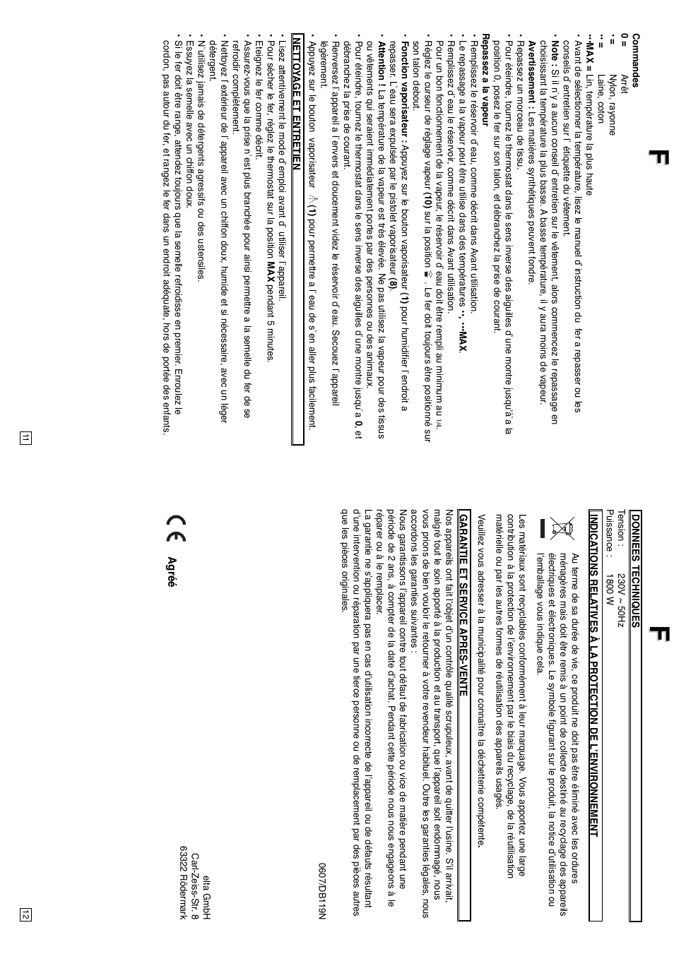 Elta DB119N User Manual | Page 7 / 21