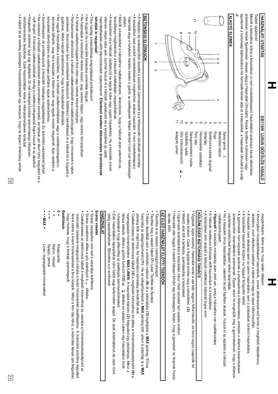 Elta DB119N User Manual | Page 8 / 21
