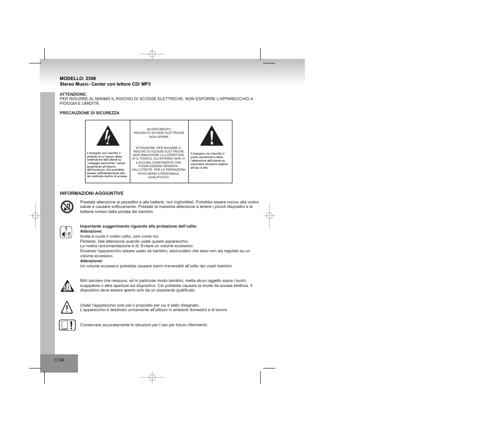 Elta 2308 User Manual | Page 34 / 90