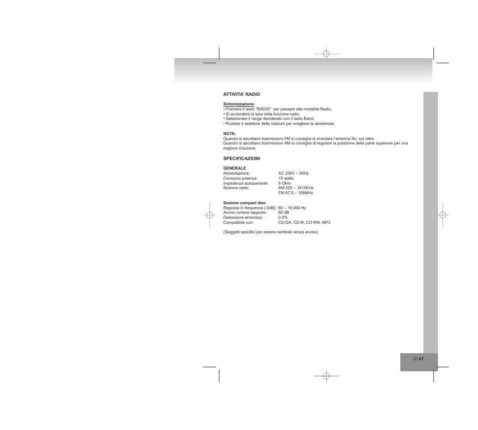 Elta 2308 User Manual | Page 41 / 90