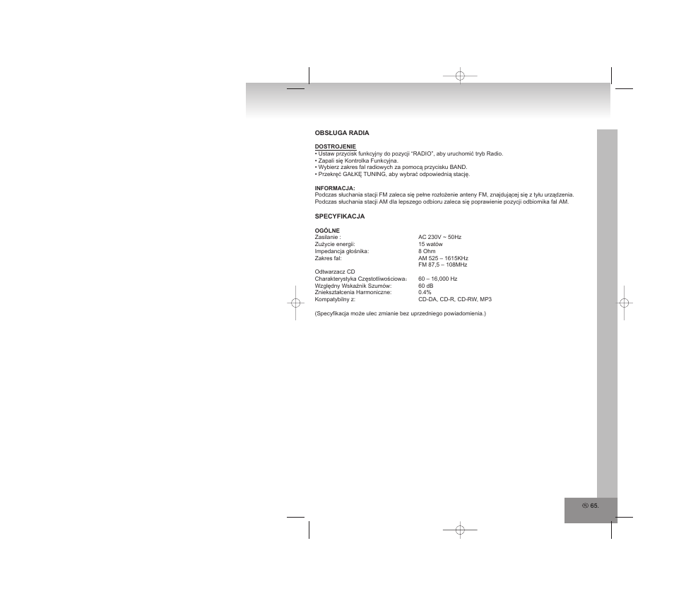 Elta 2308 User Manual | Page 65 / 90