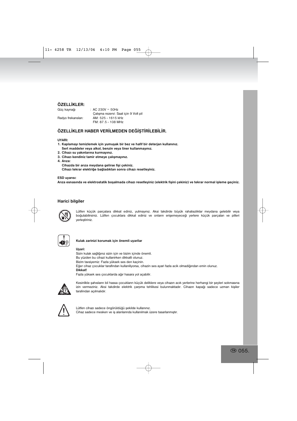 Elta 4258MP3 User Manual | Page 50 / 52