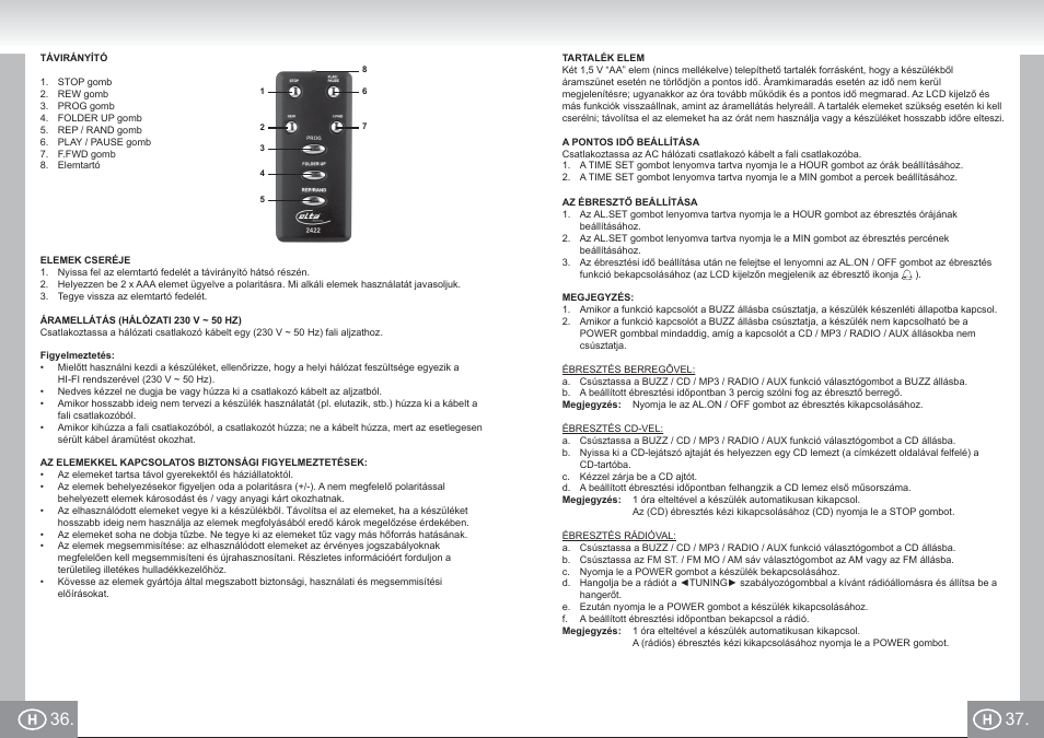 2422 im p036,37_h.pdf | Elta 2422 User Manual | Page 19 / 71