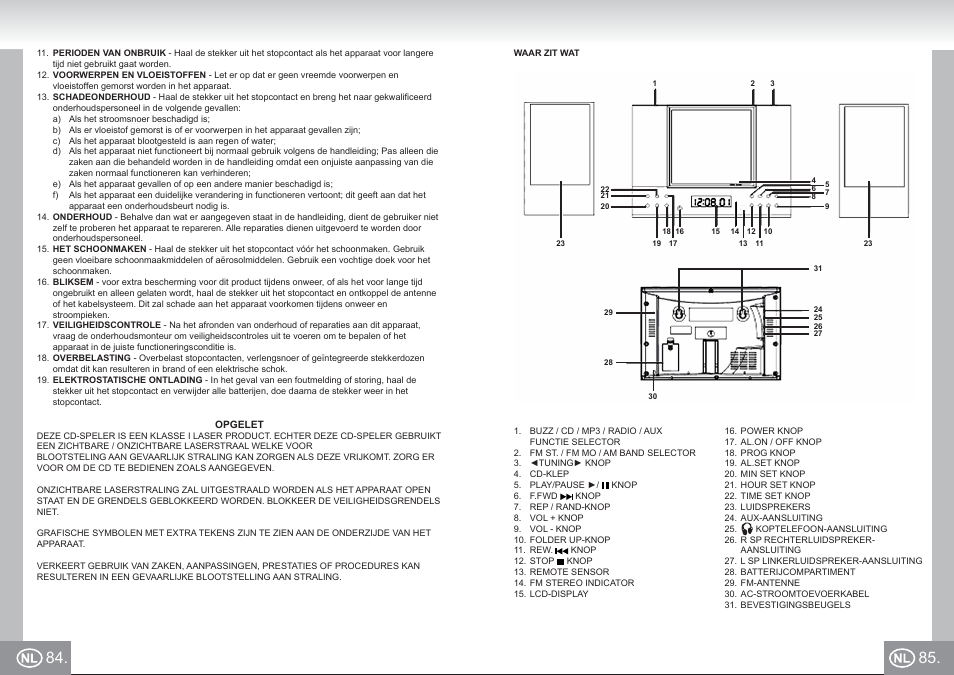 2422 im p084,85_nl.pdf | Elta 2422 User Manual | Page 43 / 71