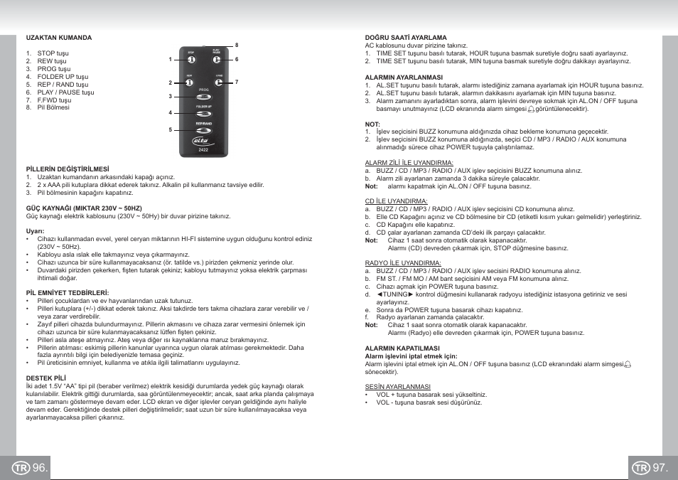 2422 im p096,97_tr.pdf | Elta 2422 User Manual | Page 49 / 71