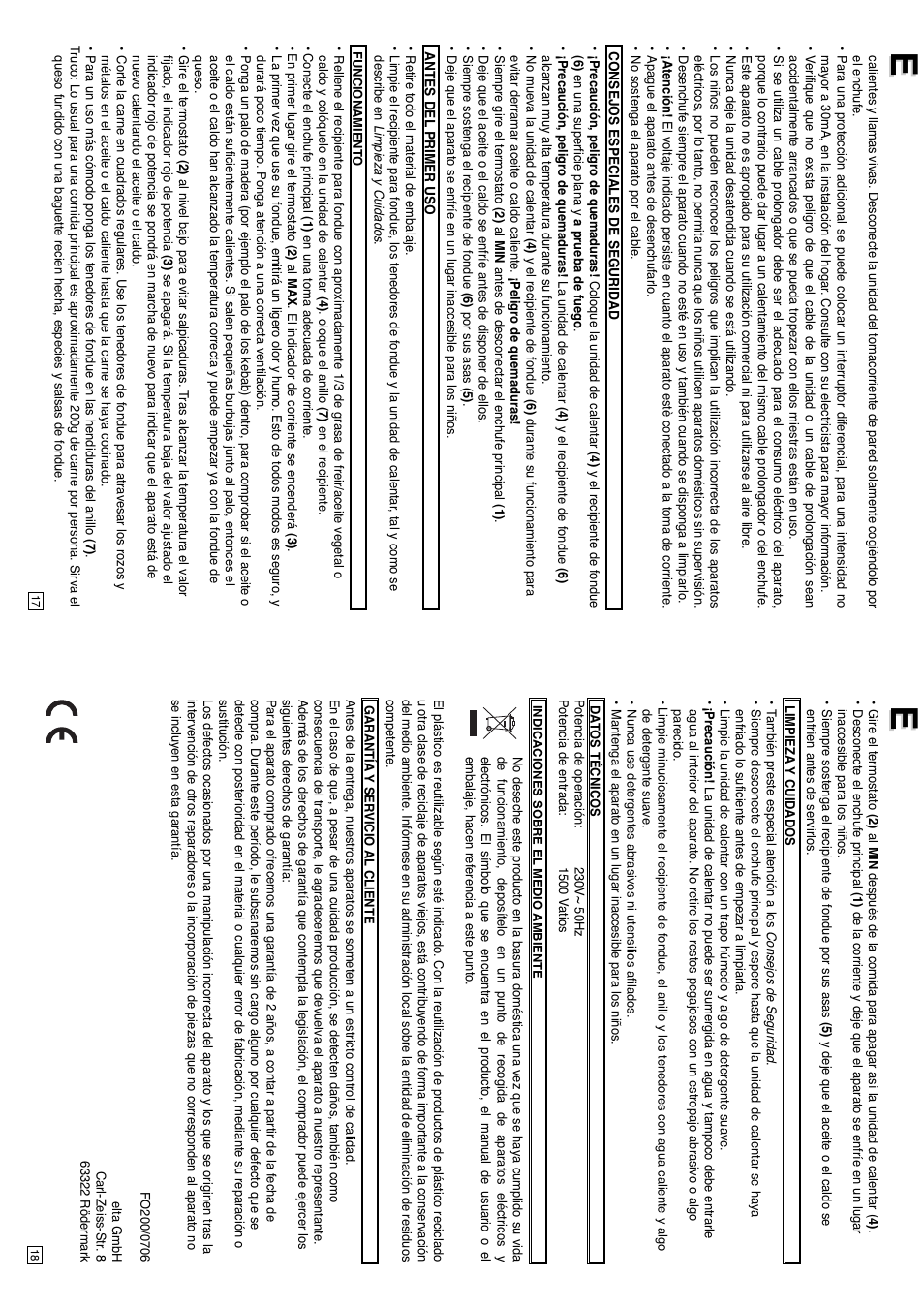 Elta FO200 User Manual | Page 10 / 22