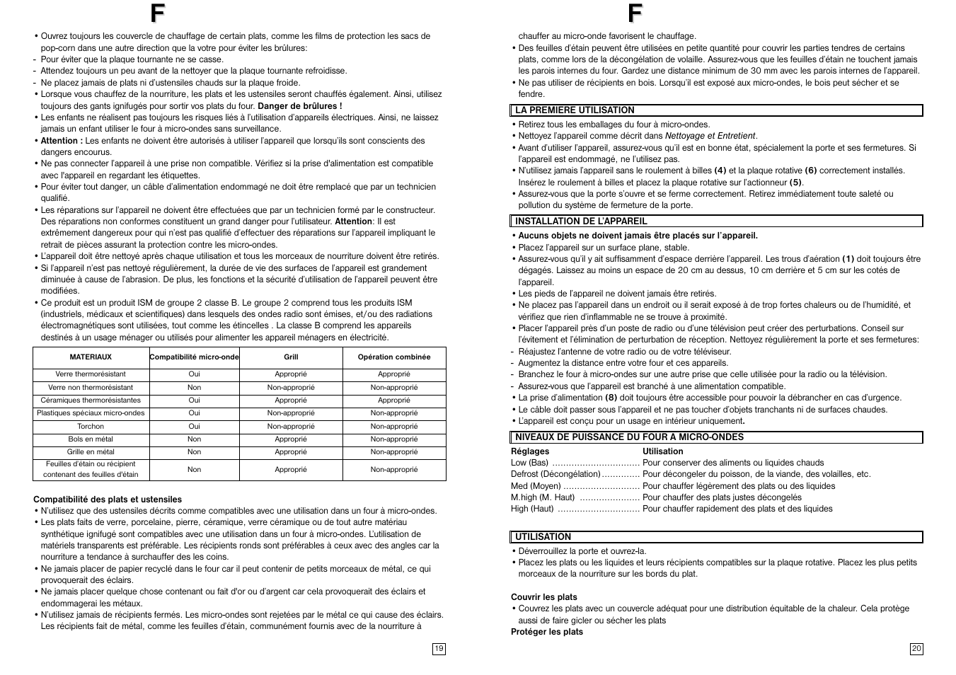 Elta MW170GE User Manual | Page 11 / 57