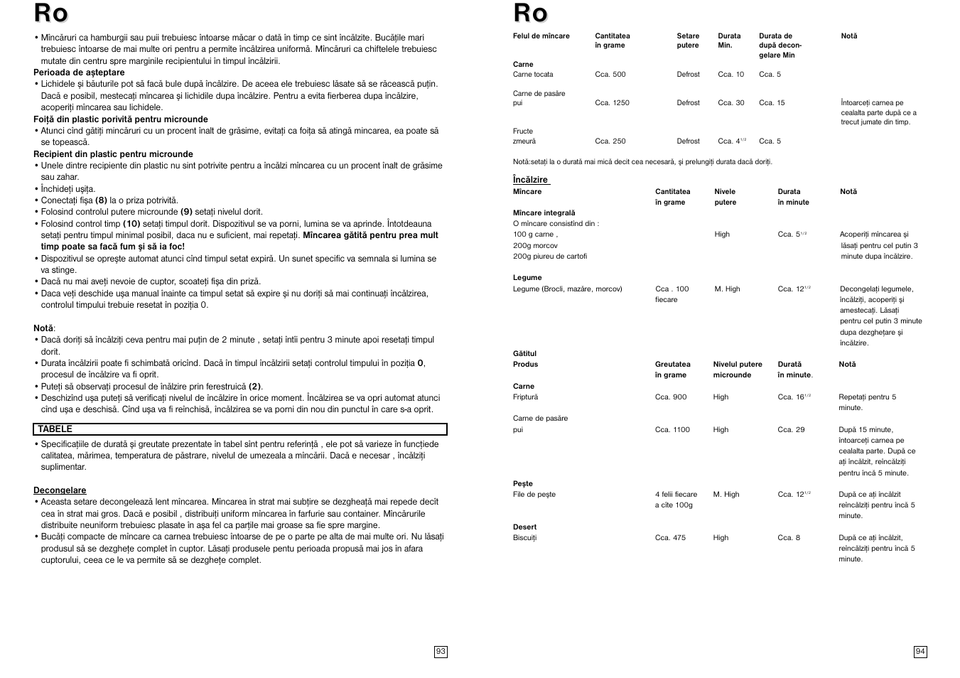 Elta MW170GE User Manual | Page 48 / 57