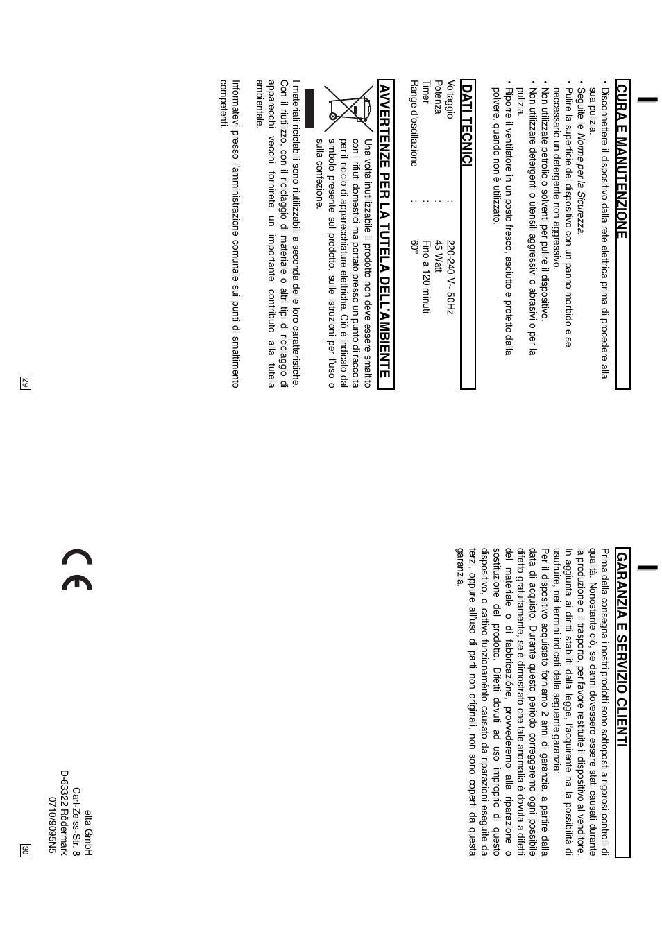 Elta 9095N5 User Manual | Page 16 / 43