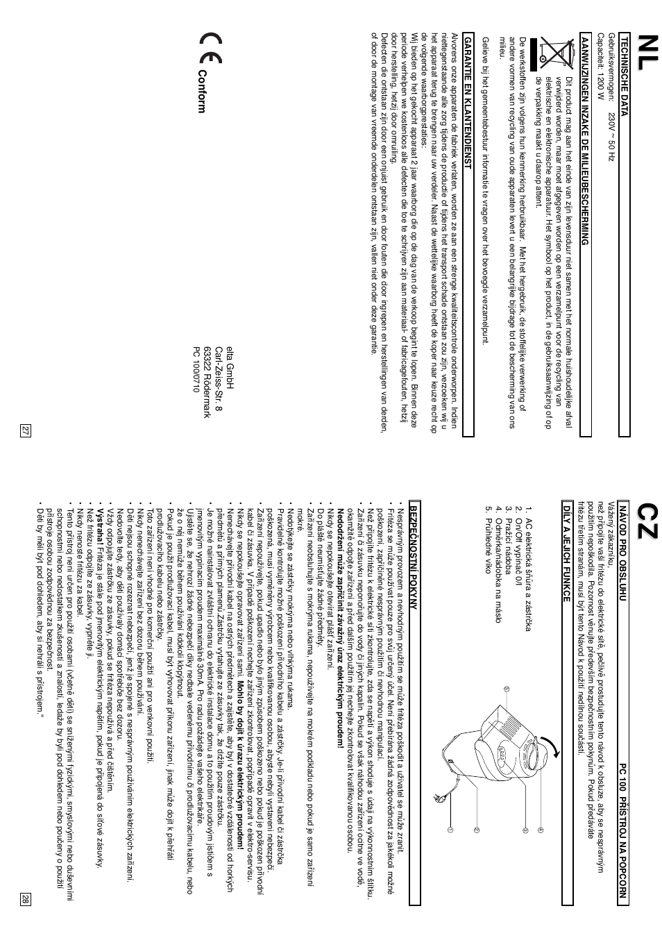 Elta PC100 User Manual | Page 15 / 22