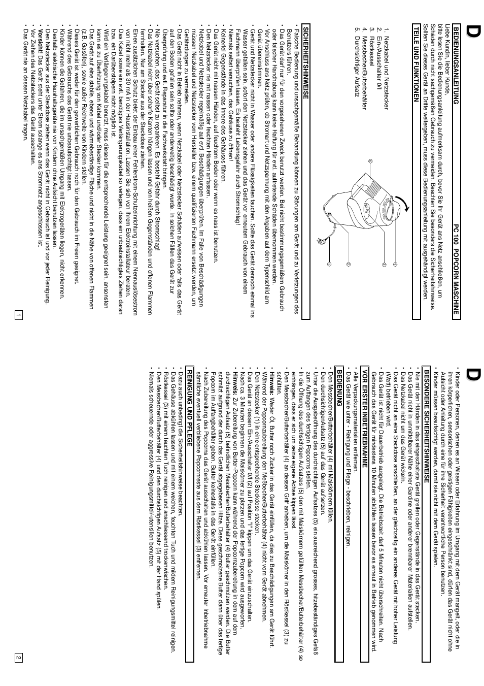 Elta PC100 User Manual | Page 2 / 22