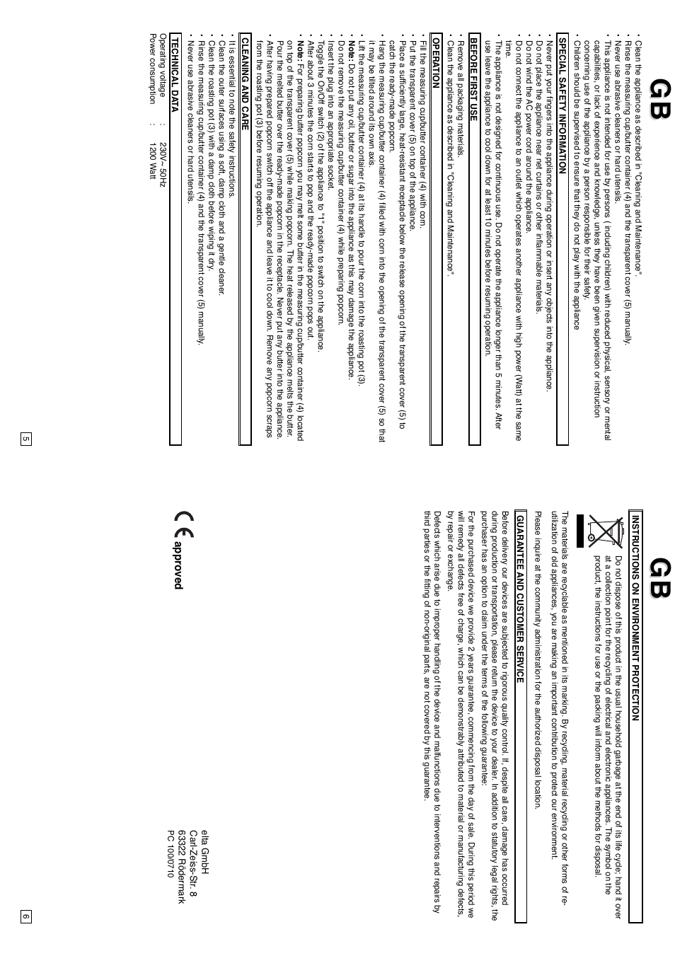Elta PC100 User Manual | Page 4 / 22