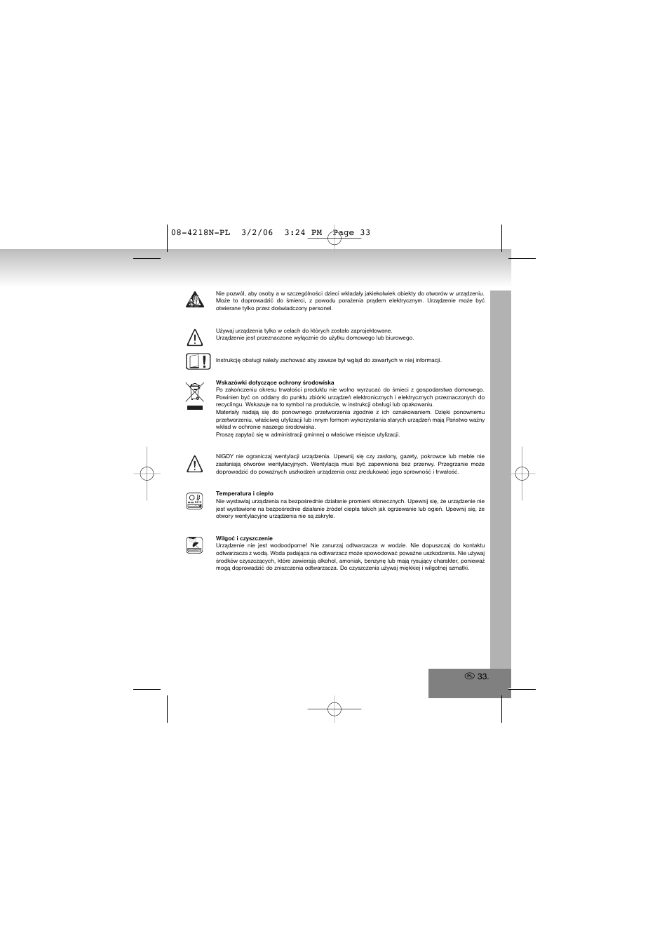 Elta 4218N User Manual | Page 33 / 46