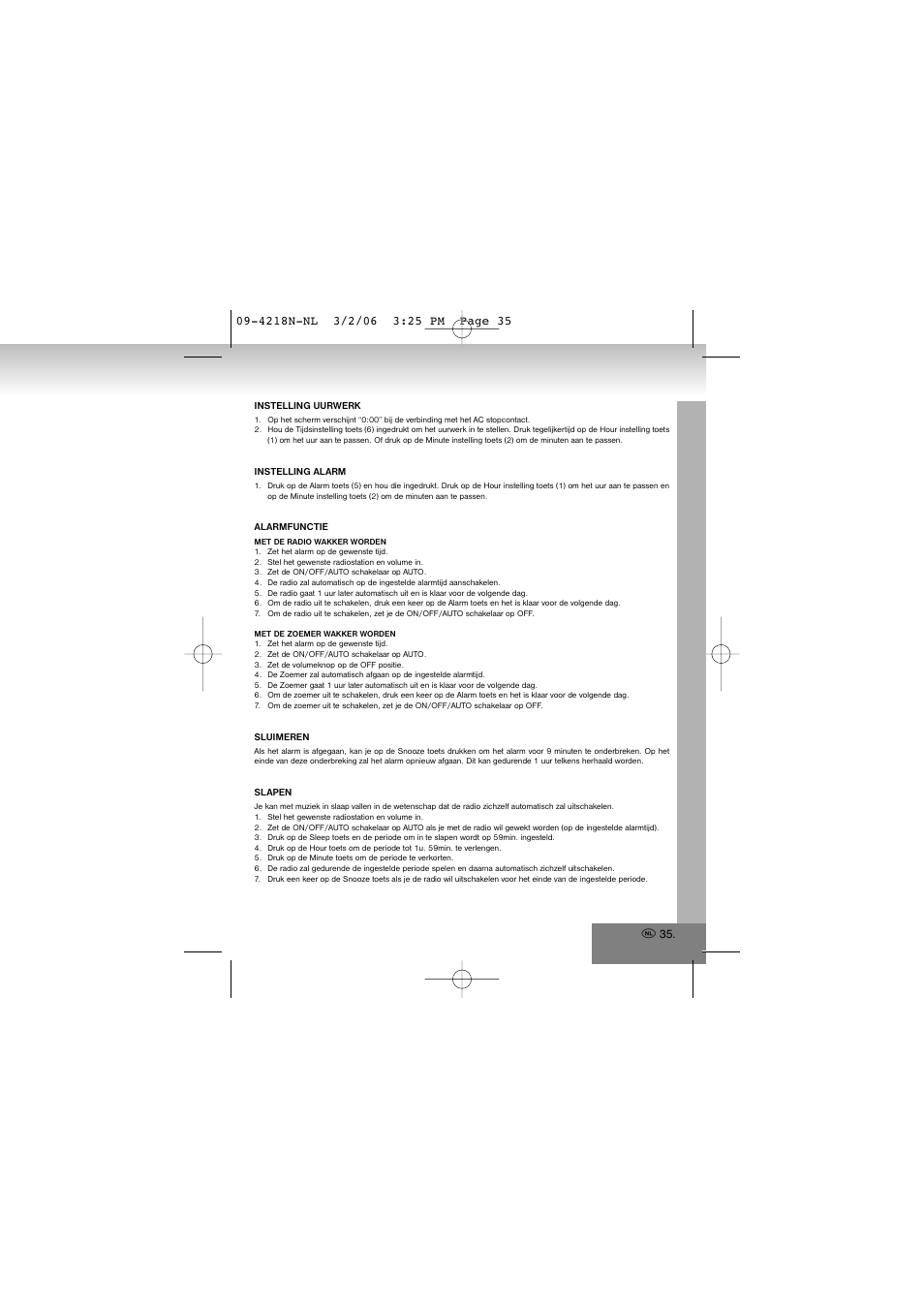 Elta 4218N User Manual | Page 35 / 46