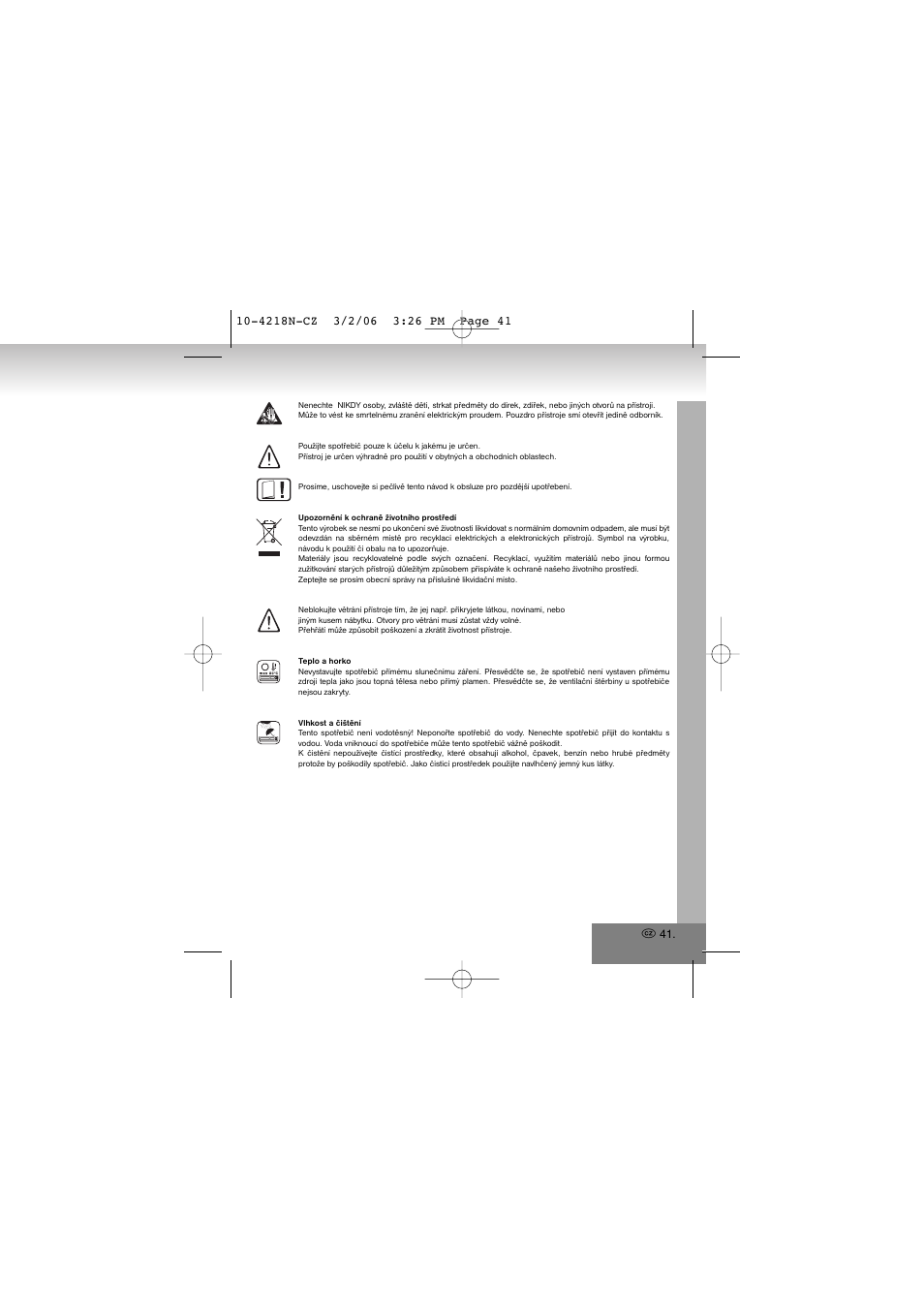Elta 4218N User Manual | Page 41 / 46
