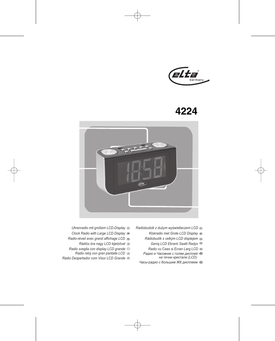 Elta 4224 User Manual | 100 pages