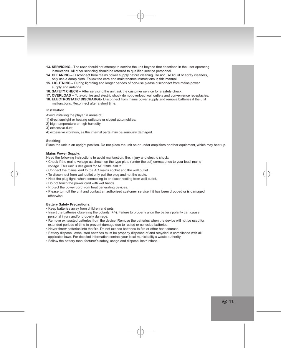 Elta 4224 User Manual | Page 11 / 100