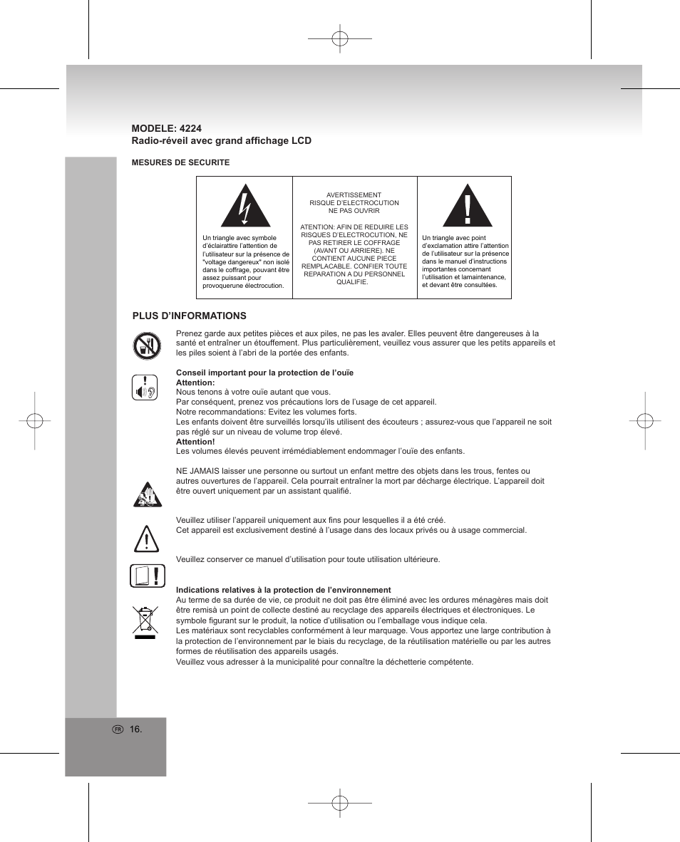 Elta 4224 User Manual | Page 16 / 100