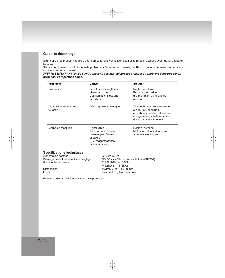Elta 4224 User Manual | Page 22 / 100